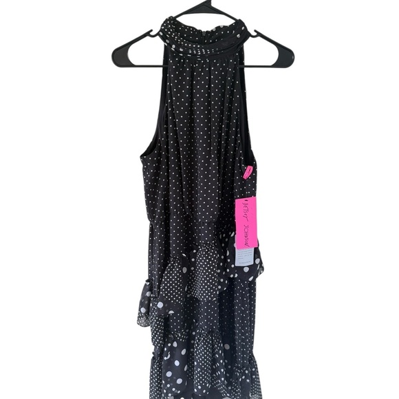 Betsey Johnson NEW Polka Dot Halter Neck Dress - Picture 3 of 6
